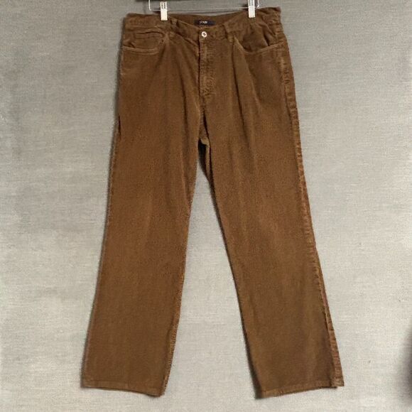 J. Crew Other - J Crew Corduroy Pants Mens 35 x 31‎ Brown Cotton Preppy Business Casual 36x32tag